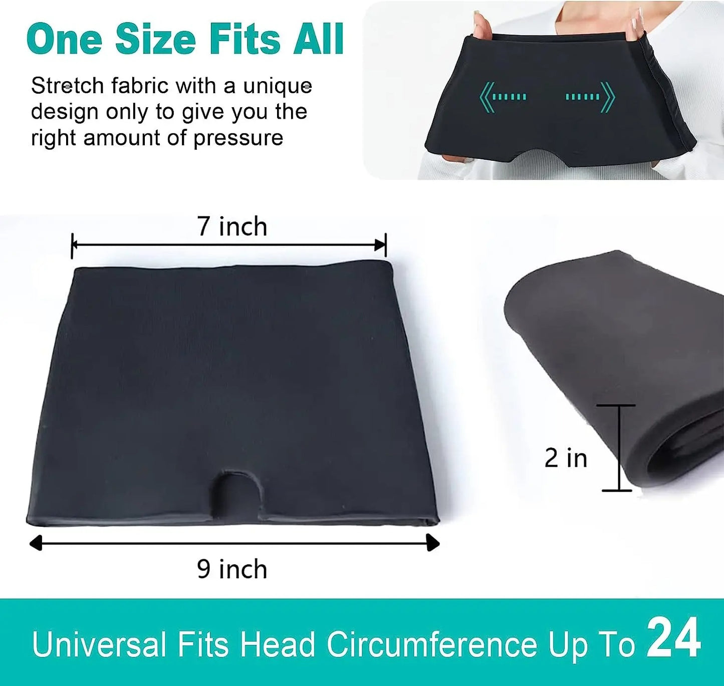 Hot and Cold Gel Therapy Headache Migraine Relief Cap